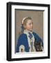 Portrait of Maria Frederike van Reede-Athlone at Seven Years of Age, 1755-Jean-Etienne Liotard-Framed Giclee Print