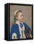 Portrait of Maria Frederike van Reede-Athlone at Seven Years of Age, 1755-Jean-Etienne Liotard-Framed Stretched Canvas