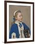 Portrait of Maria Frederike van Reede-Athlone at Seven Years of Age, 1755-Jean-Etienne Liotard-Framed Giclee Print