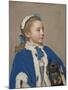 Portrait of Maria Frederike van Reede-Athlone at Seven Years of Age, 1755-Jean-Etienne Liotard-Mounted Giclee Print