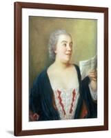 Portrait of Maria Gunning (Gouache) 1749-Jean-Etienne Liotard-Framed Giclee Print