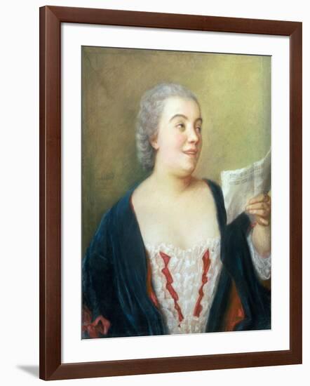 Portrait of Maria Gunning (Gouache) 1749-Jean-Etienne Liotard-Framed Giclee Print