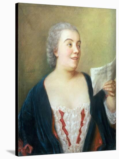 Portrait of Maria Gunning (Gouache) 1749-Jean-Etienne Liotard-Stretched Canvas