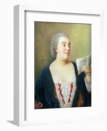 Portrait of Maria Gunning (Gouache) 1749-Jean-Etienne Liotard-Framed Giclee Print