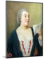 Portrait of Maria Gunning (Gouache) 1749-Jean-Etienne Liotard-Mounted Giclee Print