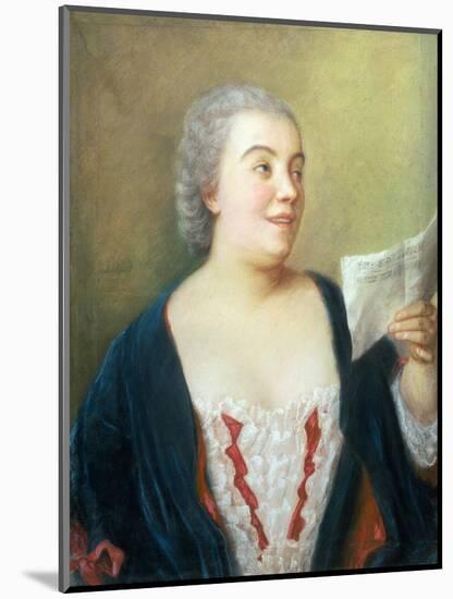 Portrait of Maria Gunning (Gouache) 1749-Jean-Etienne Liotard-Mounted Giclee Print