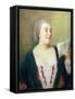 Portrait of Maria Gunning (Gouache) 1749-Jean-Etienne Liotard-Framed Stretched Canvas