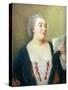 Portrait of Maria Gunning (Gouache) 1749-Jean-Etienne Liotard-Stretched Canvas