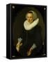 Portrait of Maria Joachimsdr. Swartenhont, Wife of Maerten Rey-Nicolaes Eliasz Pickenoy-Framed Stretched Canvas