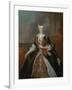 Portrait of Maria Josepha of Austria (1699-175)-Louis de Silvestre-Framed Giclee Print