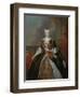 Portrait of Maria Josepha of Austria (1699-175)-Louis de Silvestre-Framed Giclee Print