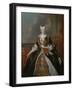 Portrait of Maria Josepha of Austria (1699-175)-Louis de Silvestre-Framed Giclee Print