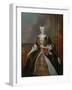 Portrait of Maria Josepha of Austria (1699-175)-Louis de Silvestre-Framed Giclee Print