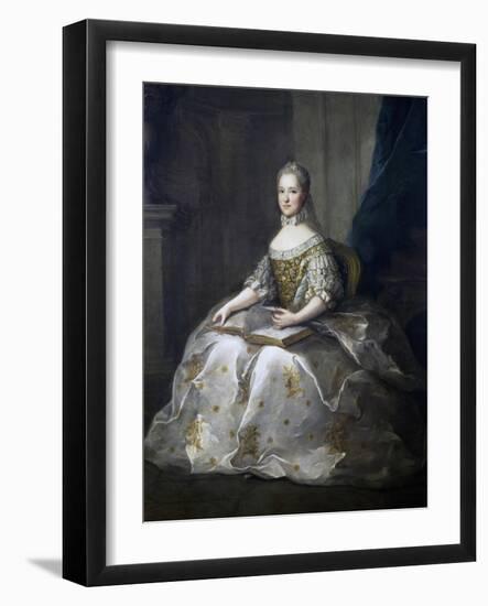Portrait of Maria Josepha of Saxony-Annibale Carracci-Framed Giclee Print