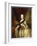 Portrait of Maria Josepha, Queen of Poland, Standing Three-Quarter Length-Louis de Silvestre-Framed Giclee Print