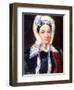 Portrait of Maria Kazimirovna Yushnevskaya, Wife of Decembrist Alexander Yushnevsky, 1830-1839-Nikolai Alexandrovich Bestuzhev-Framed Giclee Print