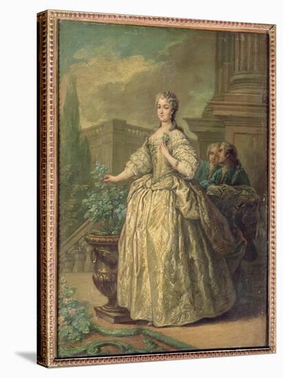 Portrait of Maria Leszczynska (1703-68) 1747-Carle van Loo-Stretched Canvas