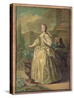 Portrait of Maria Leszczynska (1703-68) 1747-Carle van Loo-Stretched Canvas