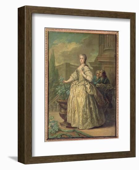 Portrait of Maria Leszczynska (1703-68) 1747-Carle van Loo-Framed Giclee Print