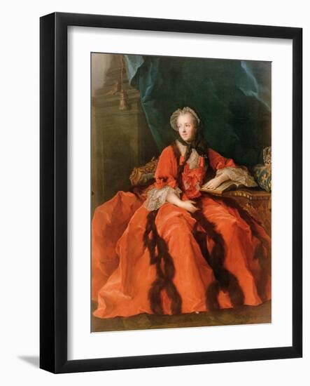 Portrait of Maria Leszczynska (1703-68) 1762-Jean-Marc Nattier-Framed Giclee Print