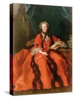 Portrait of Maria Leszczynska (1703-68) 1762-Jean-Marc Nattier-Stretched Canvas