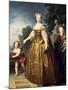 Portrait of Maria Leszczynska-Francois-xavier Fabre-Mounted Giclee Print