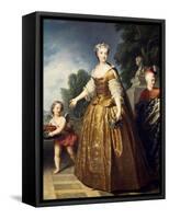 Portrait of Maria Leszczynska-Francois-xavier Fabre-Framed Stretched Canvas