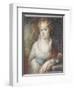 Portrait of Maria Lopukhina, 1817-null-Framed Giclee Print