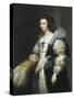 Portrait of Maria Louisa De Tassis-Sir Anthony Van Dyck-Stretched Canvas