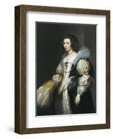 Portrait of Maria Louisa De Tassis-Sir Anthony Van Dyck-Framed Giclee Print