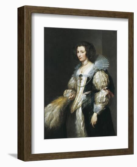 Portrait of Maria Louisa De Tassis-Sir Anthony Van Dyck-Framed Giclee Print