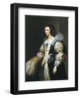 Portrait of Maria Louisa De Tassis-Sir Anthony Van Dyck-Framed Giclee Print