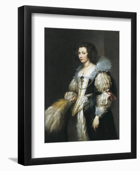 Portrait of Maria Louisa De Tassis-Sir Anthony Van Dyck-Framed Giclee Print