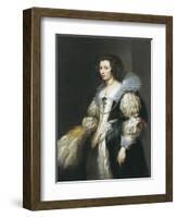 Portrait of Maria Louisa De Tassis-Sir Anthony Van Dyck-Framed Giclee Print