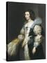 Portrait of Maria Louisa De Tassis-Sir Anthony Van Dyck-Stretched Canvas