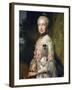 Portrait of Maria Luisa of Bourbon on the Occasion of Her Engagement to Be Married-Anton Raphael Mengs-Framed Giclee Print