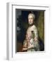 Portrait of Maria Luisa of Bourbon on the Occasion of Her Engagement to Be Married-Anton Raphael Mengs-Framed Giclee Print