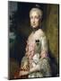 Portrait of Maria Luisa of Bourbon on the Occasion of Her Engagement to Be Married-Anton Raphael Mengs-Mounted Giclee Print