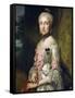 Portrait of Maria Luisa of Bourbon on the Occasion of Her Engagement to Be Married-Anton Raphael Mengs-Framed Stretched Canvas