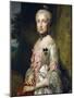 Portrait of Maria Luisa of Bourbon on the Occasion of Her Engagement to Be Married-Anton Raphael Mengs-Mounted Giclee Print