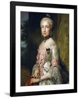 Portrait of Maria Luisa of Bourbon on the Occasion of Her Engagement to Be Married-Anton Raphael Mengs-Framed Giclee Print