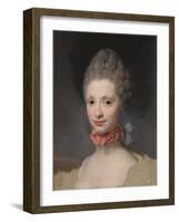 Portrait of Maria Luisa of Parma as Princess of Asturias, 1765-Anton Raphael Mengs-Framed Giclee Print