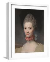 Portrait of Maria Luisa of Parma as Princess of Asturias, 1765-Anton Raphael Mengs-Framed Giclee Print