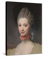 Portrait of Maria Luisa of Parma as Princess of Asturias, 1765-Anton Raphael Mengs-Stretched Canvas