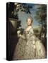 Portrait of Maria Luisa of Parma as Princess of Asturias, Ca 1764-1765-Anton Raphael Mengs-Stretched Canvas