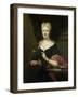 Portrait of Maria Magdalena Stavenisse, Wife of Jacob De Witte of Elkerzee, Councilor of Zierikzee-Cornelis Troost-Framed Art Print