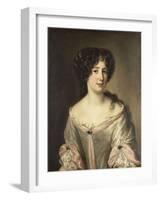 Portrait of Maria Mancini, Duchess of Bouillon-Jacob Ferdinand Voet-Framed Art Print