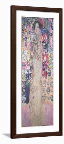 Portrait of Maria Munk (Unfinished 1917-18)-Gustav Klimt-Framed Giclee Print