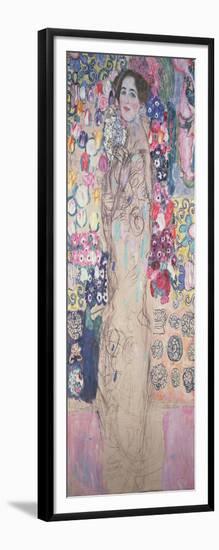 Portrait of Maria Munk (Unfinished 1917-18)-Gustav Klimt-Framed Giclee Print