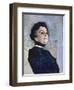 Portrait of Maria Nikolayevna Yermolova (Detail), 1905-Valentin Serov-Framed Giclee Print